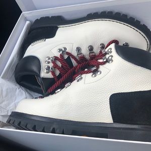 PROENZA SCHOULER Lug-Sole Leather Ankle Boots